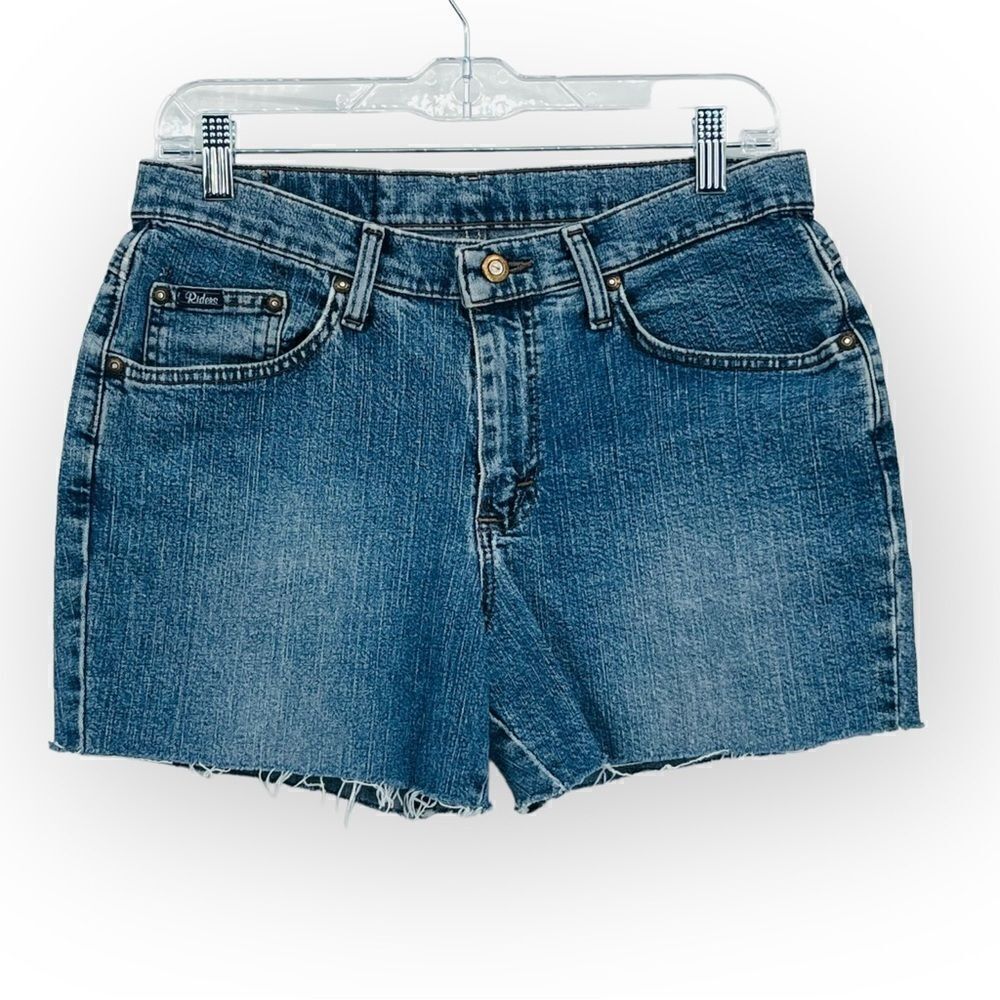 Lee Riders Vintage High-rise Cut Off Jean Shorts In Blue Women’s Size 30